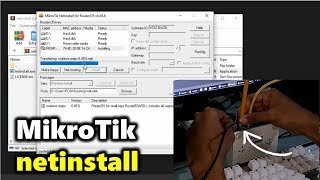 MikroTik hAP lite netinstall [upl. by Dilks]