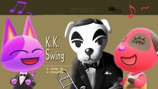 Villagers Singing KK Swing Together  Animal Crossing New Horizons [upl. by Stephannie]