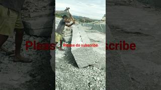 granite stone cutting video full power viral [upl. by Rosalee]