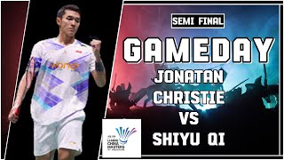 PENENTUAN JONATAN CHRISTIE KE BWF WORLD TOUR FINAL 2024  SEMI FINAL LINING MASTER 2024 [upl. by Eidnim]