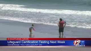 DEM Administers Lifeguard Certification Testing [upl. by Tracie]