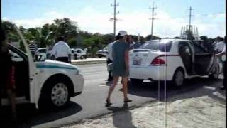 Taxistas de Tulum y Solidaridad protagonizan conflicto [upl. by Ogir]