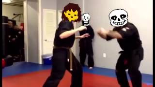 Sans fight in a nutshell Undertale [upl. by Akvir]