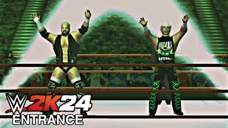 WWE 2K24 PSP D GenerationX Entrance [upl. by Inail]