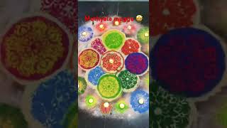 My diwali rangoli multicolor with deepamdesign 🤩 [upl. by Adiaros906]