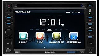 Planet Audio P9640B Double Din Touchscreen Bluetooth DVDCDMP3USBSD AMFM Car Stereo [upl. by Sandell182]