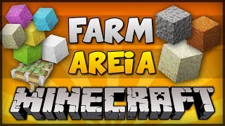 ✔ Minecraft FARM DE AREIA E PÓ DE CONCRETO 100 AUTOMÁTICA  TUTORIAL 112 e 115 [upl. by Artina]