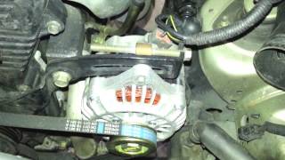 1998 Kia Sportage Replace Alternator Belt [upl. by Naeruat863]