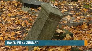 RAPORT WANDALIZM NA CMENTARZU ● PSEUDOKIBICE W ARESZCIE ● POŻAR SĄ POSZKODOWANI 301024 [upl. by Ahtan944]