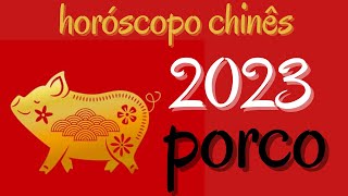 Horóscopo Chinês 2023  Porco [upl. by Euqirat]