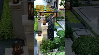 Exquisite and elegant villa garden style that parents like Villa garden Courtyard design Garden [upl. by Akinor980]