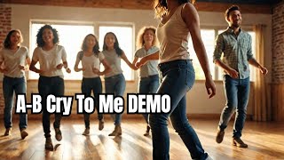 A B Cry To Me Line Dance DEMO [upl. by Dwinnell]