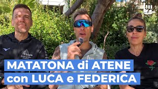 Maratona di Atene con Luca e Federica [upl. by Dalis]