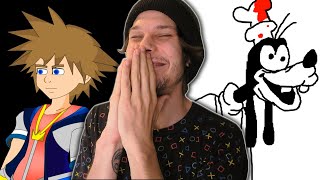 Reacting to Kingdom Hearts Chronicles amp Goofys Trial [upl. by Eiram]