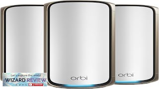 NETGEAR Orbi 970 Series QuadBand WiFi 7 Mesh Network System RBE973S Router Review [upl. by Micheil630]