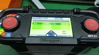 Megger MFTX1 Firmware update 900 [upl. by Leanatan368]