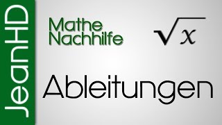 Mathe Nachhilfe  Ableitungen  Ableitungsregeln  Analysis [upl. by Venetis]