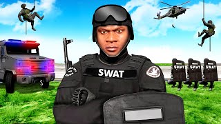 Controlling THE SWAT TEAM in GTA 5 [upl. by Sahpec]