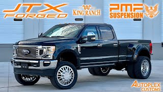 BRAND NEW LIFTED 2022 F350 KING RANCH ON JTX FORGED WHEELS [upl. by Atiniv766]