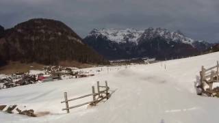 St Ulrich am Pillersee  Hochfilzen Piste 6a Verbindung SL Kröpfl  SL Hochleiten [upl. by Ruben]