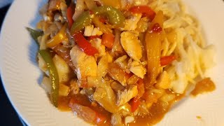 Whole Grain Pasta with Cabbage amp Veggie StirFry  Chicken Breast 😋😋🤗 [upl. by Jenny]