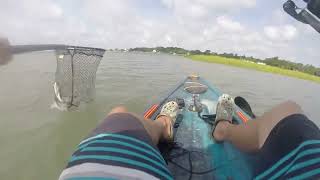 Kayak fishing the shallotte river [upl. by Bigler]