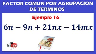 ✅👉 EJEMPLOS de factor COMÚN POR AGRUPACIÓN de términos 😱 [upl. by Yelhsa982]