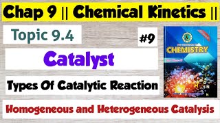 Catalyst  Homogeneous Catalysis and Heterogeneous Catalysis  Chap 9 Chemical Kinetics  Class 11 [upl. by Jermain632]