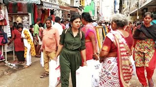 Chennai T Nagar Shopping Vlog  Chennai Street Shopping  Vlog [upl. by Jordana974]