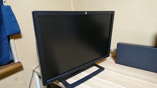 HP ZR2440W モニター24インチ マジで回転するやん？動作紹介 パソコンデスクの変更中 USBハブ搭載と縦置きもできて回転できます 2024 [upl. by Anora154]