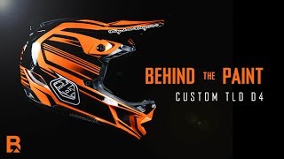 Behind the Paint How a Custom Troy Lee Designs D4 Helmet is Made [upl. by Elades299]