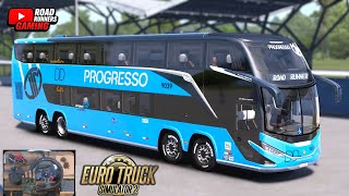 Progresso DD G8 Scania Marcopolo 8x2  ETS2 151 Bus Mod  BR Brazil Map  Euro Truck Simulator 2 [upl. by Cocks484]