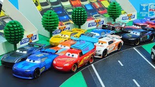 Cars 3  McQueen And NextGen Racers Piston Cup Race Part 1  StopMotion [upl. by Harbison]