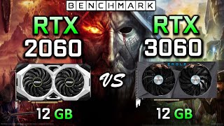 Geforce RTX 2060 12GB vs RTX 3060 Test in 7 Games  1080p 1440p 2160p [upl. by Rafi]