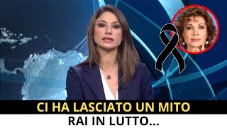 MUORE ALLIMPROVVISO UN MITO DELLA TV RAI IN LUTTO FAN IN LACRIME [upl. by Lledra214]