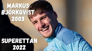 Markus Björkqvist  Superettan  2022 [upl. by Zoltai]