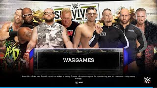 WWE 2K24 WARGAMES MATCH THE ECW ORIGINALS VS THE NEW IMPERIUM [upl. by Bernadette]