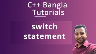 C Bangla Tutorials 33  switch statement [upl. by Tnayrb]