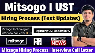 🔥Mitsogo Interview Call Letter  Mitsogo Hiring Process  UST Hiring Next Updates  Latest Updates [upl. by Waldo]