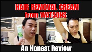 WATSONS HAIR REMOVAL CREAM HONEST REVIEW [upl. by Assenna900]