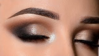 GLAM Smokey Eye  New Years Eve Makeup Tutorial [upl. by Vizza]