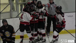 GOJHL  KitchenerWaterloo Siskins vs Listowel Cyclones [upl. by Joed217]