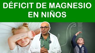 Déficit de magnesio en niños [upl. by Ecilayram]