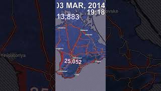 2014 Invasion of Crimea Mapping Short ukraine crimea [upl. by Intihw]