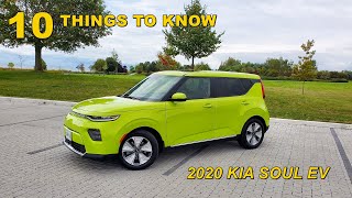 10 Things to Know about the 2020 Kia Soul EV [upl. by Odarbil949]