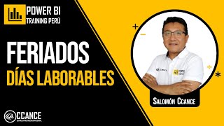 ¿Cómo Calcular Días Laborables y Feriados en Power BI [upl. by Goraud]