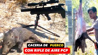 CACERIA DE JABALI CON AVENGER BULLPUP PCP avenger 25 airgunhunting caceria pcp [upl. by Genesa]