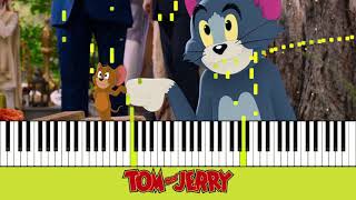 TOM amp JERRY  Piano Tutorial  Vielen Dank für die Blumen Aus dem Kinofilm quotTom amp Jerryquot [upl. by Didi]