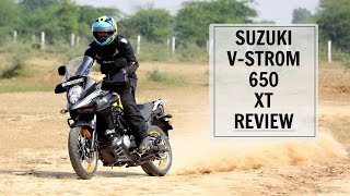 Suzuki VStrom 650 XT ABS Review  Suzukis new Kawasaki Versys 650 rival [upl. by Notnyw219]