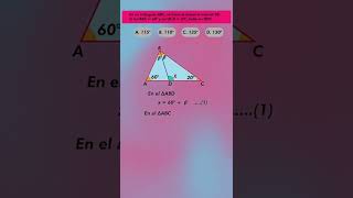 Bisectriz de un Triángulo  Lineas notables de los triangulos Bisectriz geometria matemáticas [upl. by Essenaj]